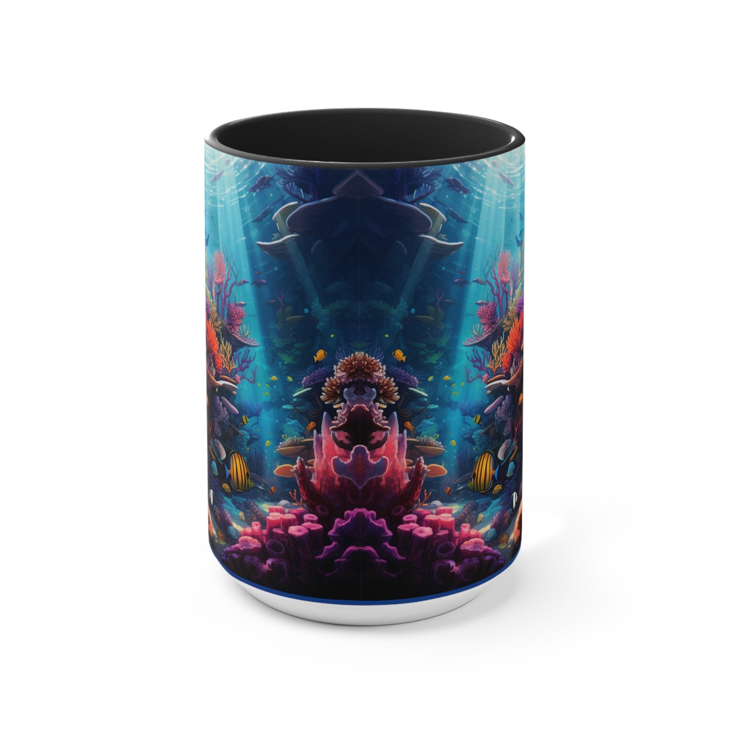 Oceanic Serenity: Deep Sea Delights Accent Mugs