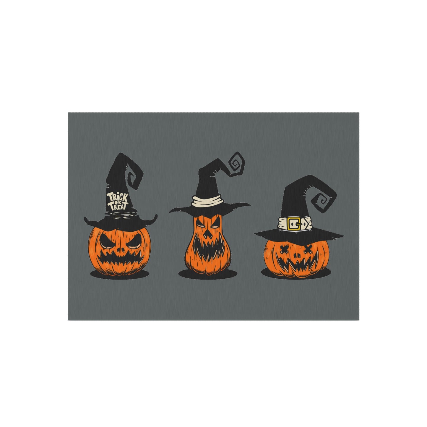 Spooky Pumpkin Trio Outdoor Rug