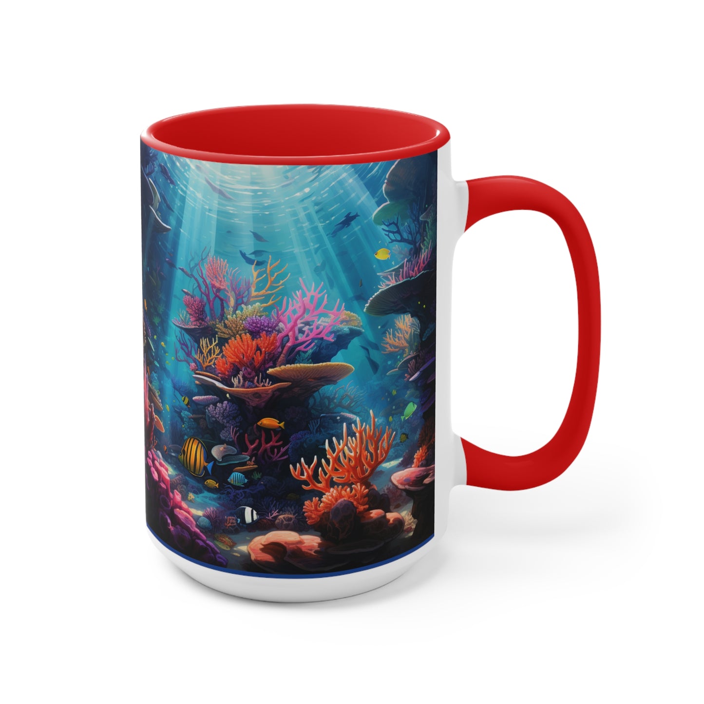 Oceanic Serenity: Deep Sea Delights Accent Mugs