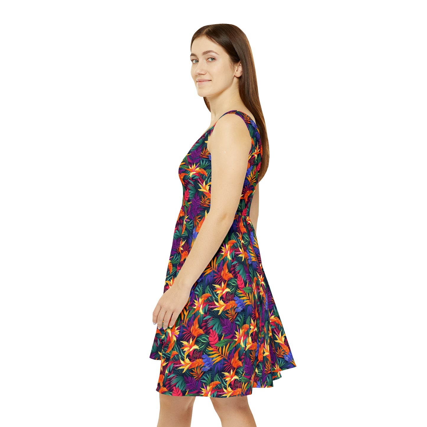 Tropical Bliss Women's Skater Dress (AOP)