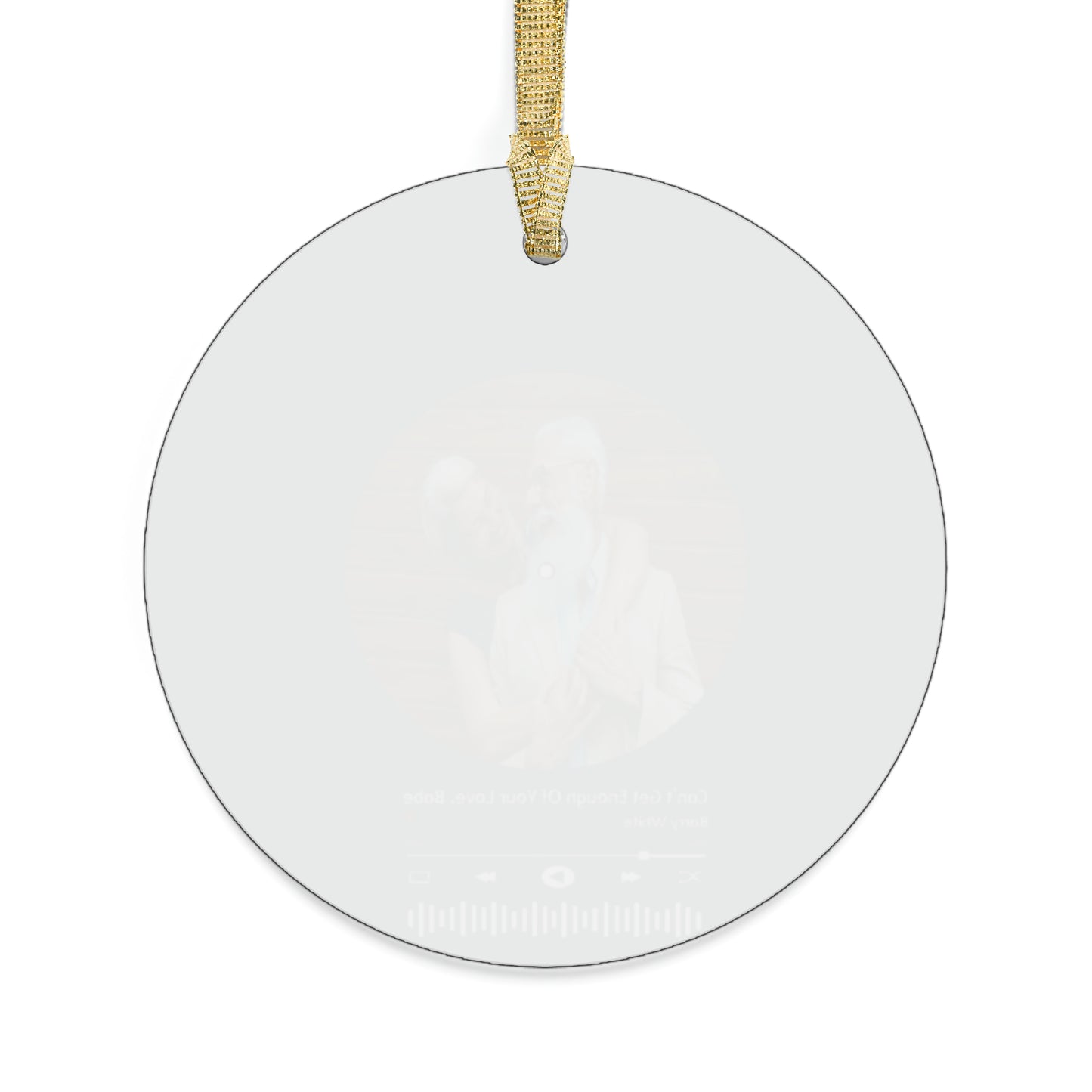 Personalized Photo of Vinyl Disc Acrylic Ornaments with Theme Favorite Song