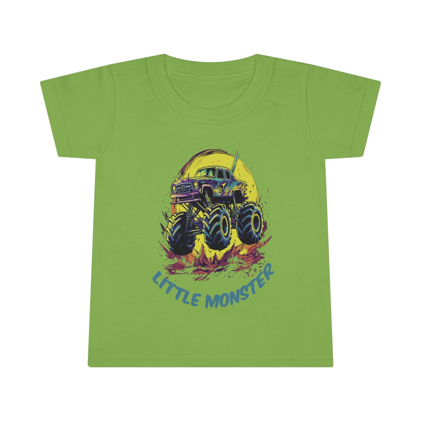 Monster Truck with Tittle "Little Monster" Toddler T-shirt