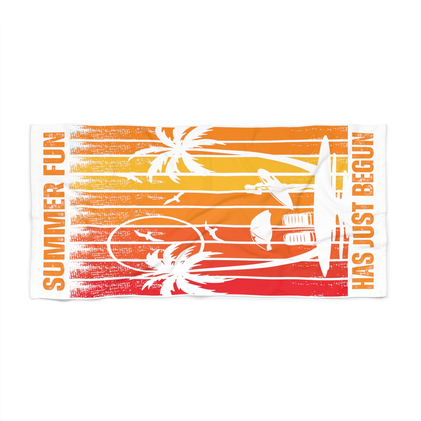 RetroSurf Summer Fun Beach Towel