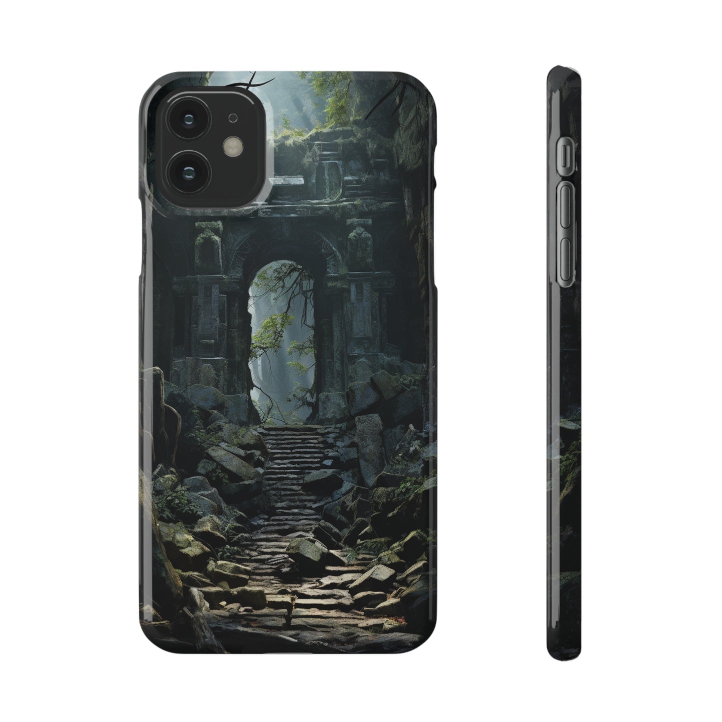 Nature's Treasures: Forgotten Forest Ruins Cover Slim Cases