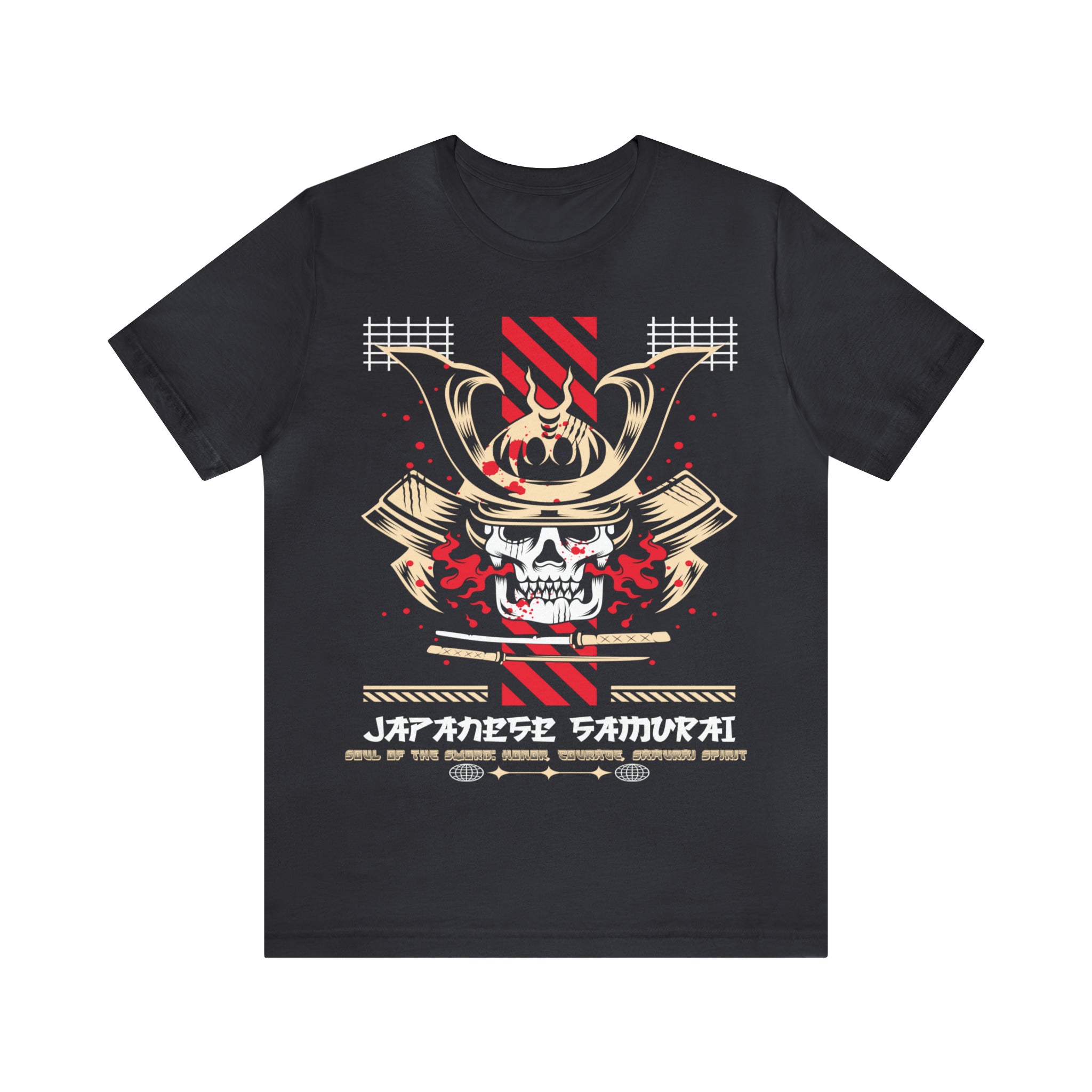 Soul of the Sword: Honor, Courage, Samurai Spirit Men Jersey Short Sleeve Tee