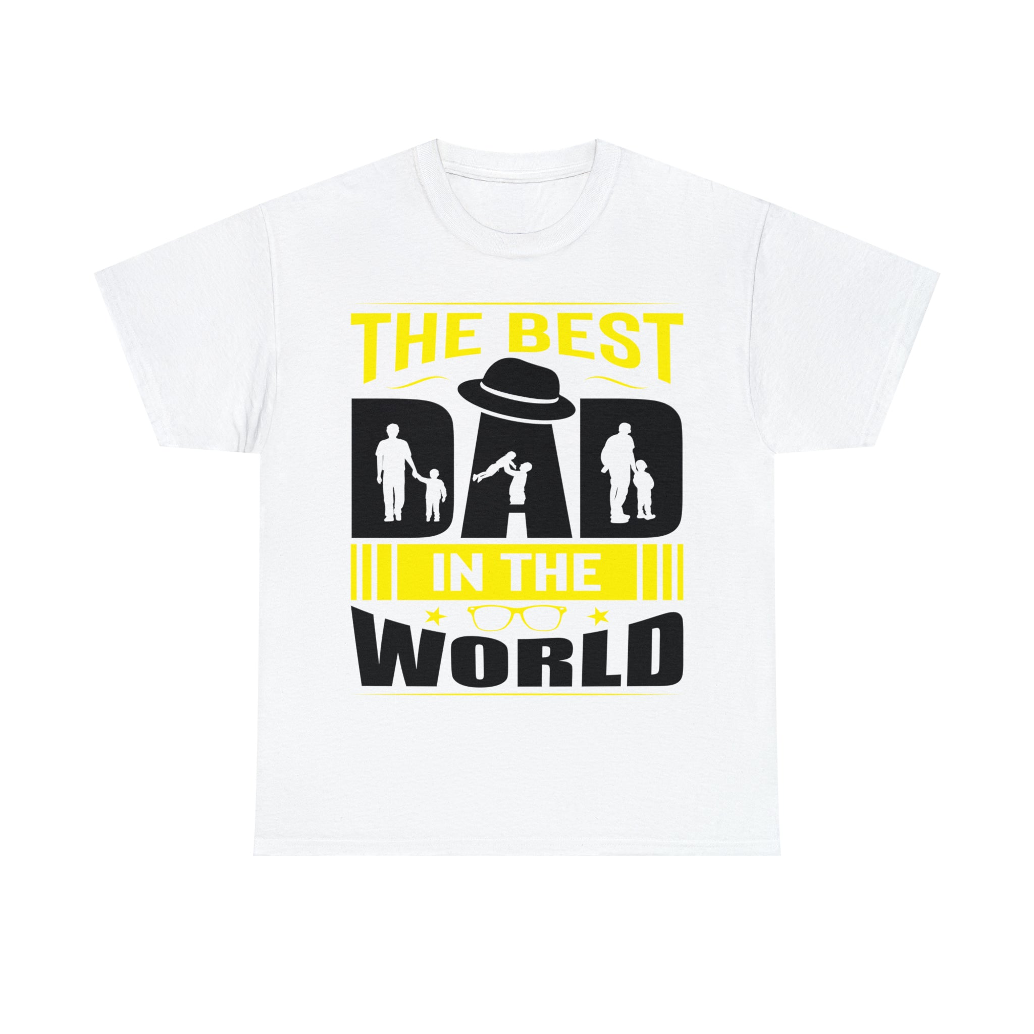 Father's Day T Shirt The Best Dad in the World Gifts Present