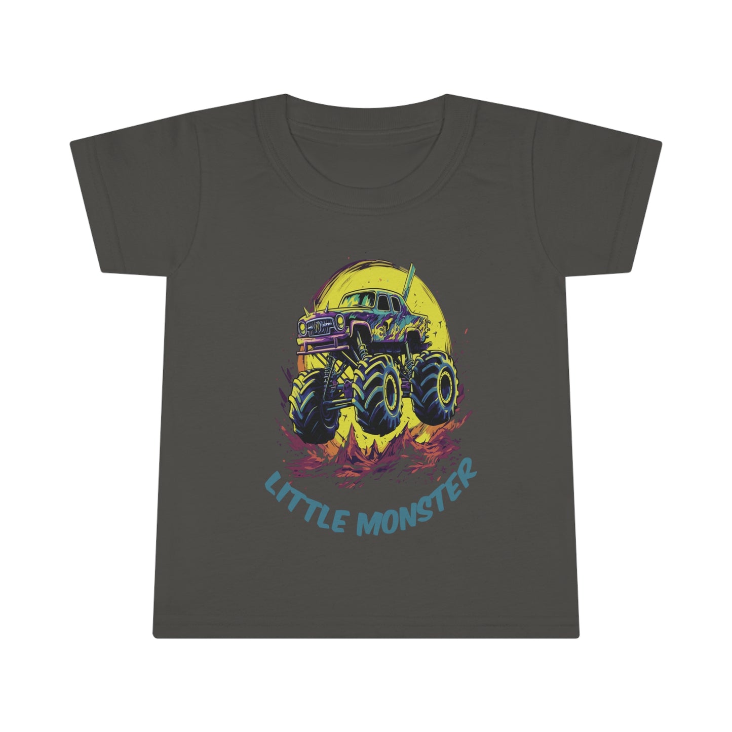 Monster Truck with Tittle "Little Monster" Toddler T-shirt