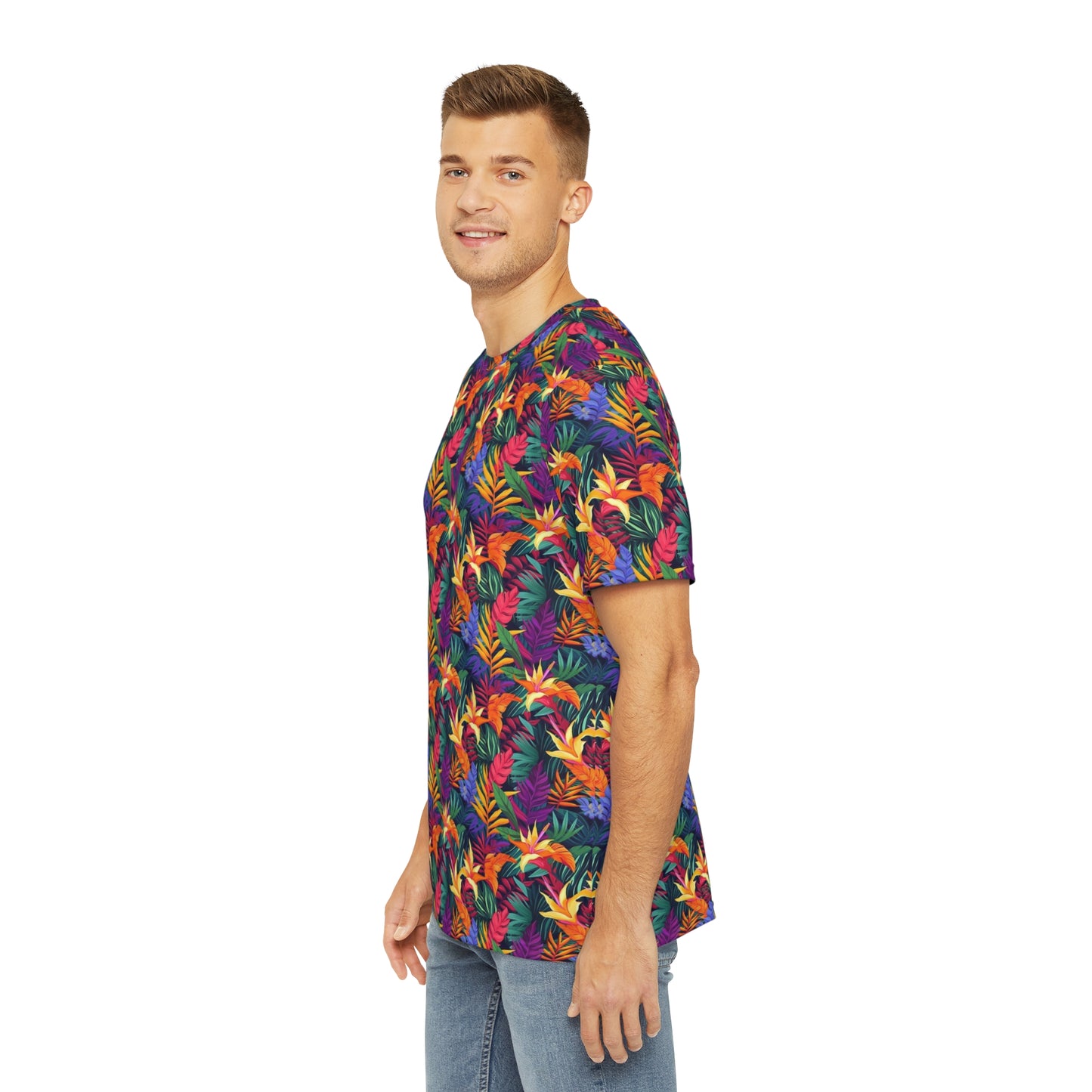 TropiColor Bliss Men's Polyester Tee (AOP)