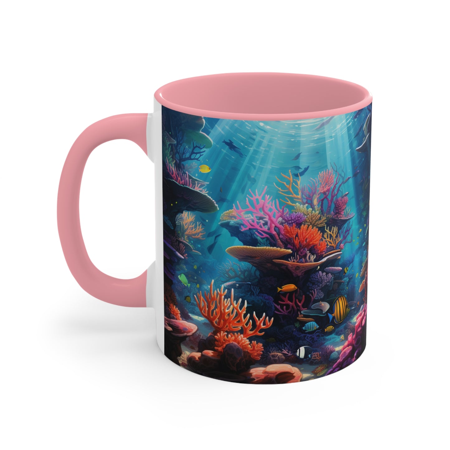 Oceanic Serenity: Deep Sea Delights Accent Mugs