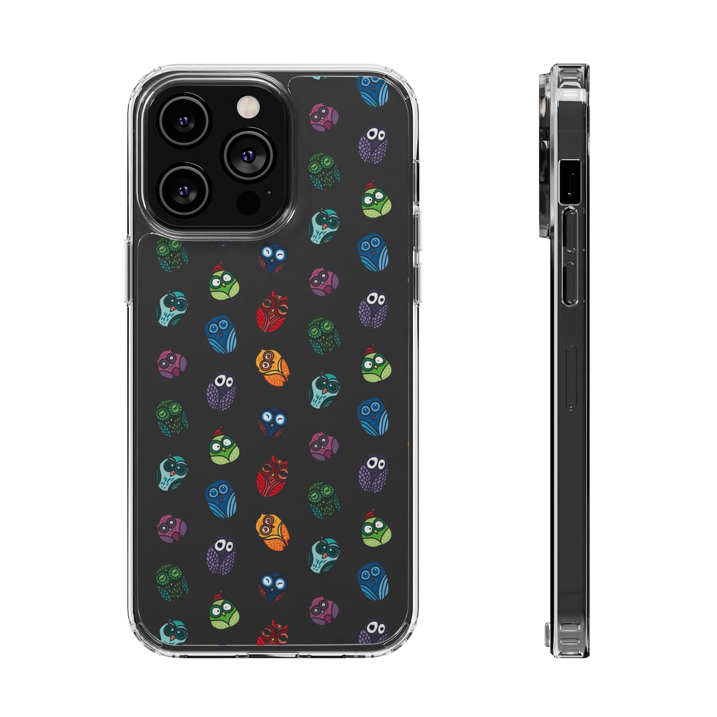 Funny Colorful Owls Tough iPhone Samsung Case