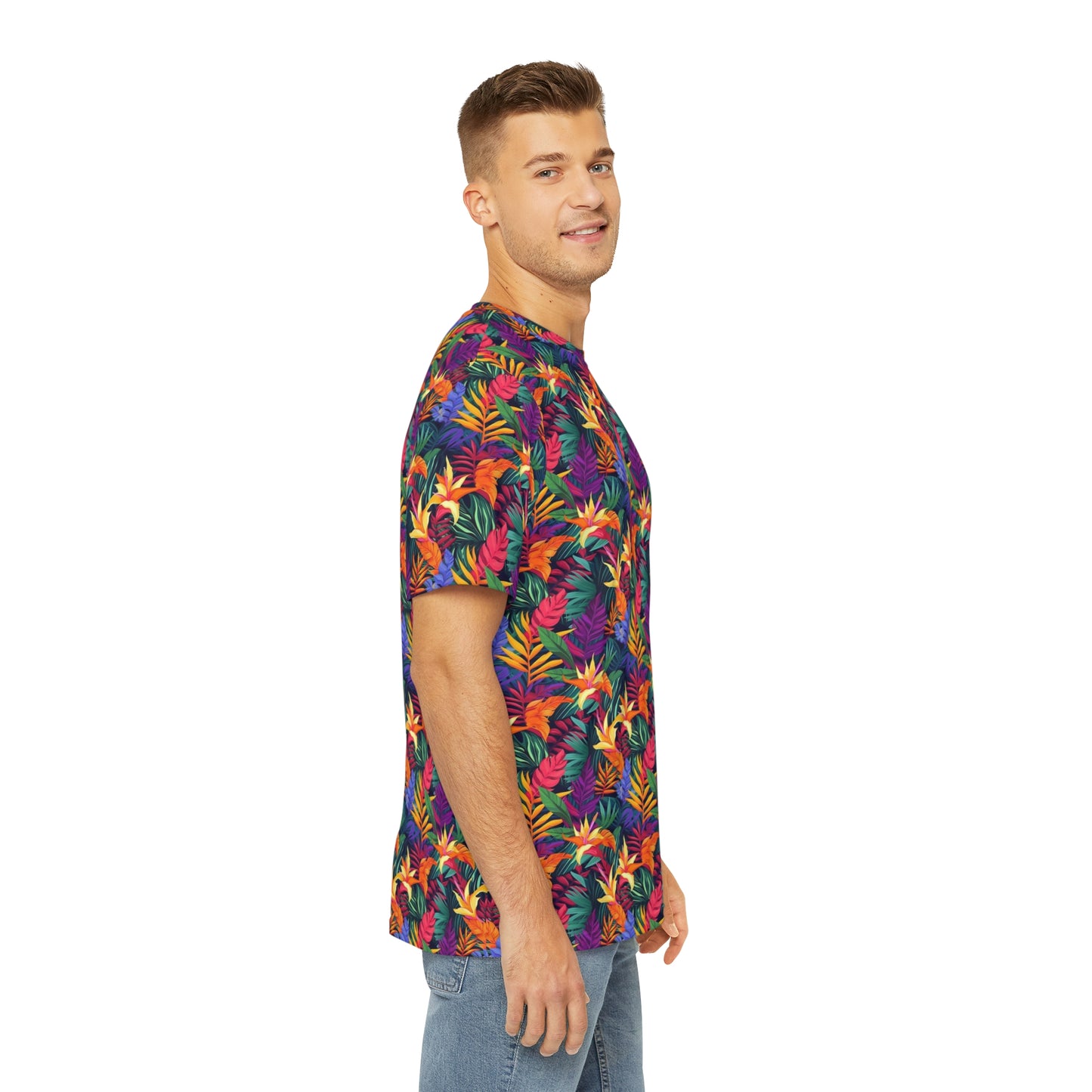 TropiColor Bliss Men's Polyester Tee (AOP)