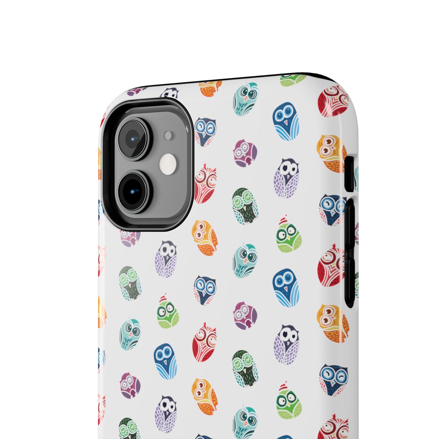 Funny Colorful Owls Tough iPhone Case, Samsung Case