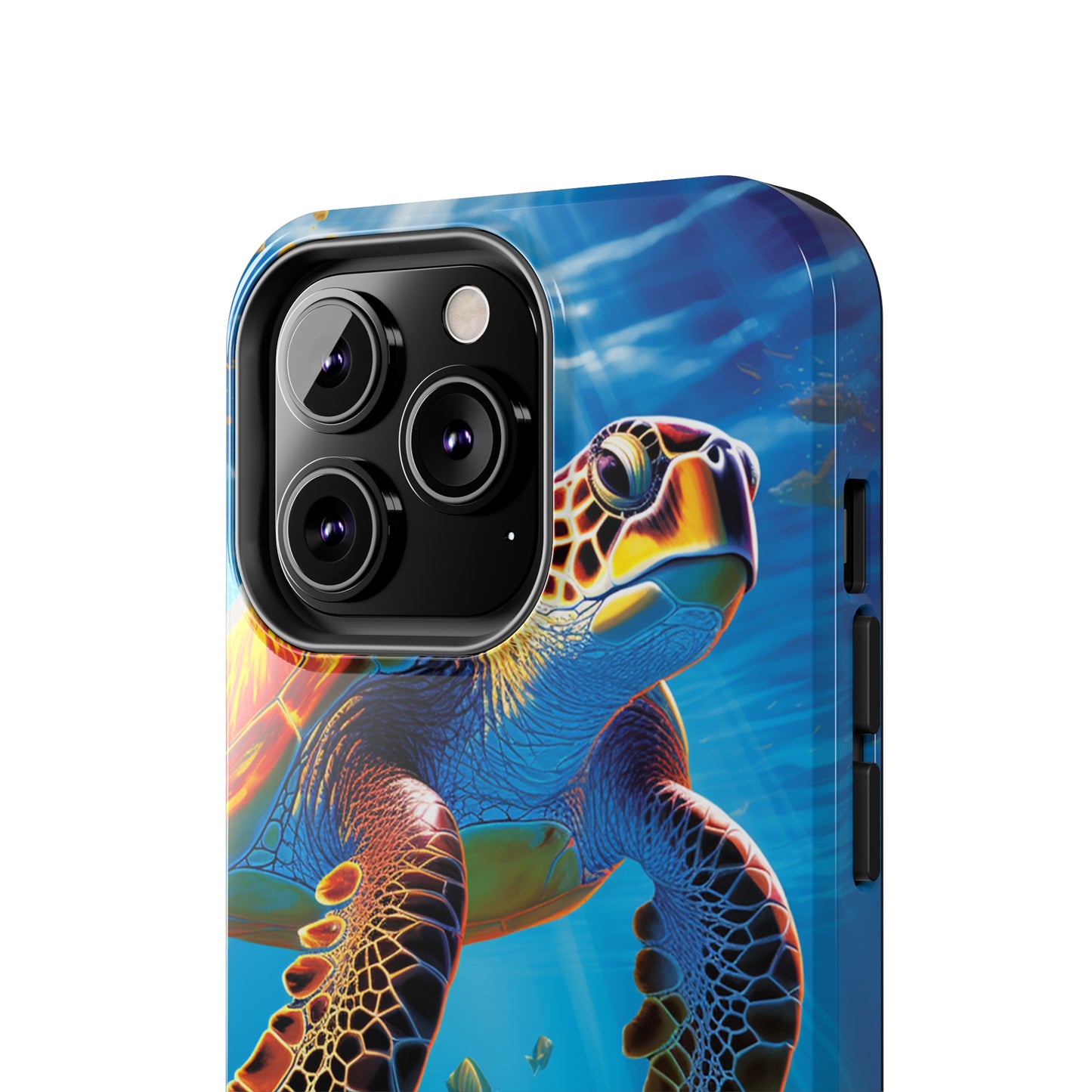 Serene Depths: A Majestic Sea Turtle Journey - Phone  Tough Cases