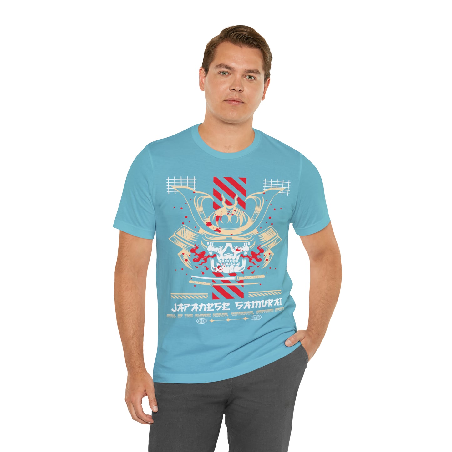 Soul of the Sword: Honor, Courage, Samurai Spirit Men Jersey Short Sleeve Tee