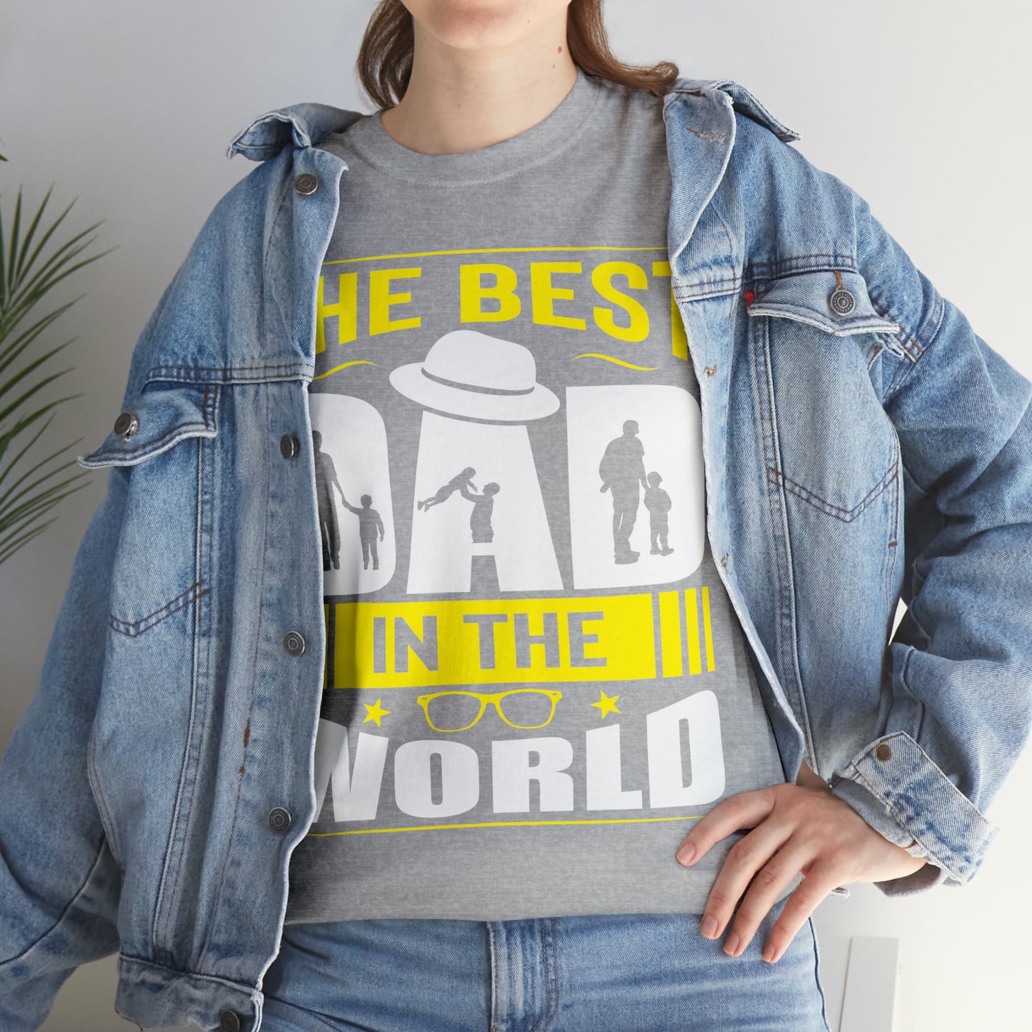 Father's Day T Shirt The Best Dad in the World Gifts Present