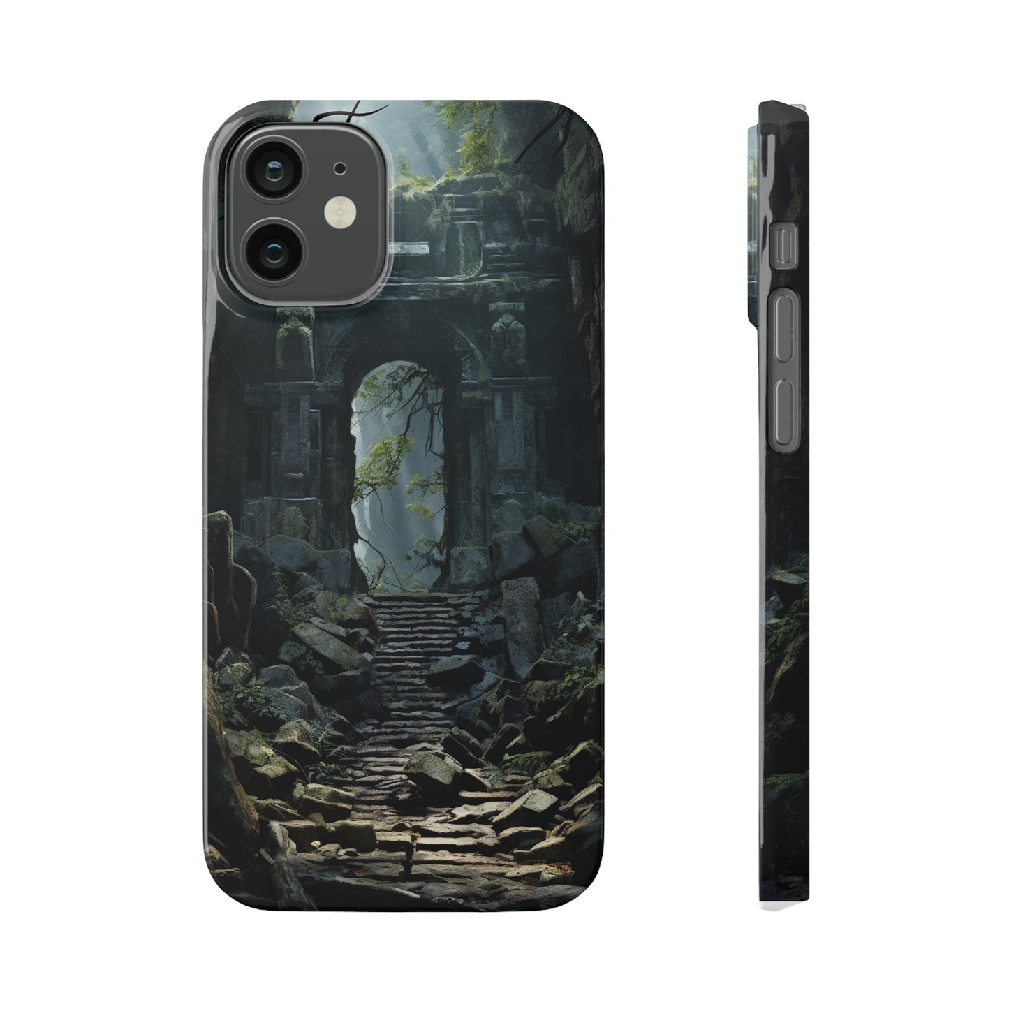 Nature's Treasures: Forgotten Forest Ruins Cover Slim Cases