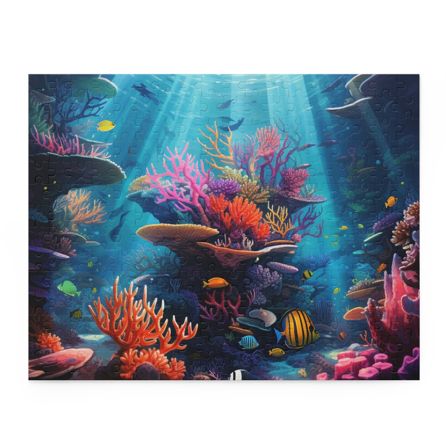 Oceanic Serenity: Deep Sea Delights Puzzle (120, 252, 500-Piece)