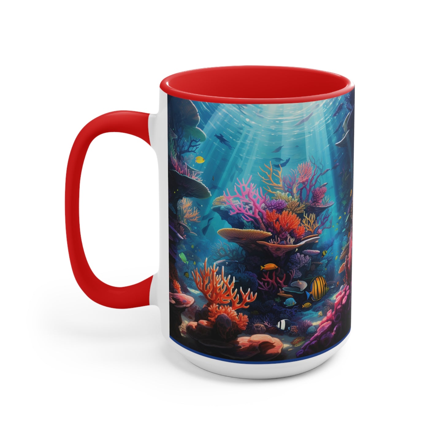 Oceanic Serenity: Deep Sea Delights Accent Mugs