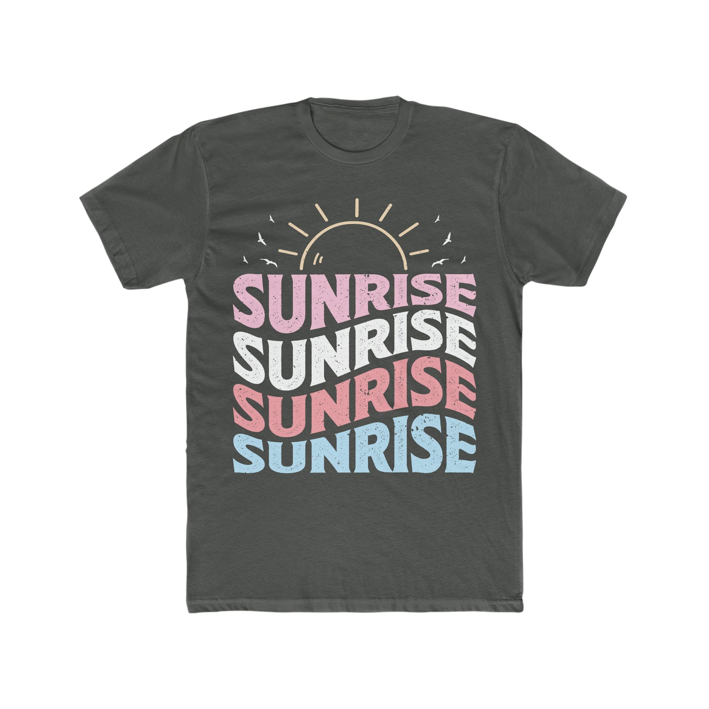 Sunrise Summer Vintage Men's Cotton Crew Tee