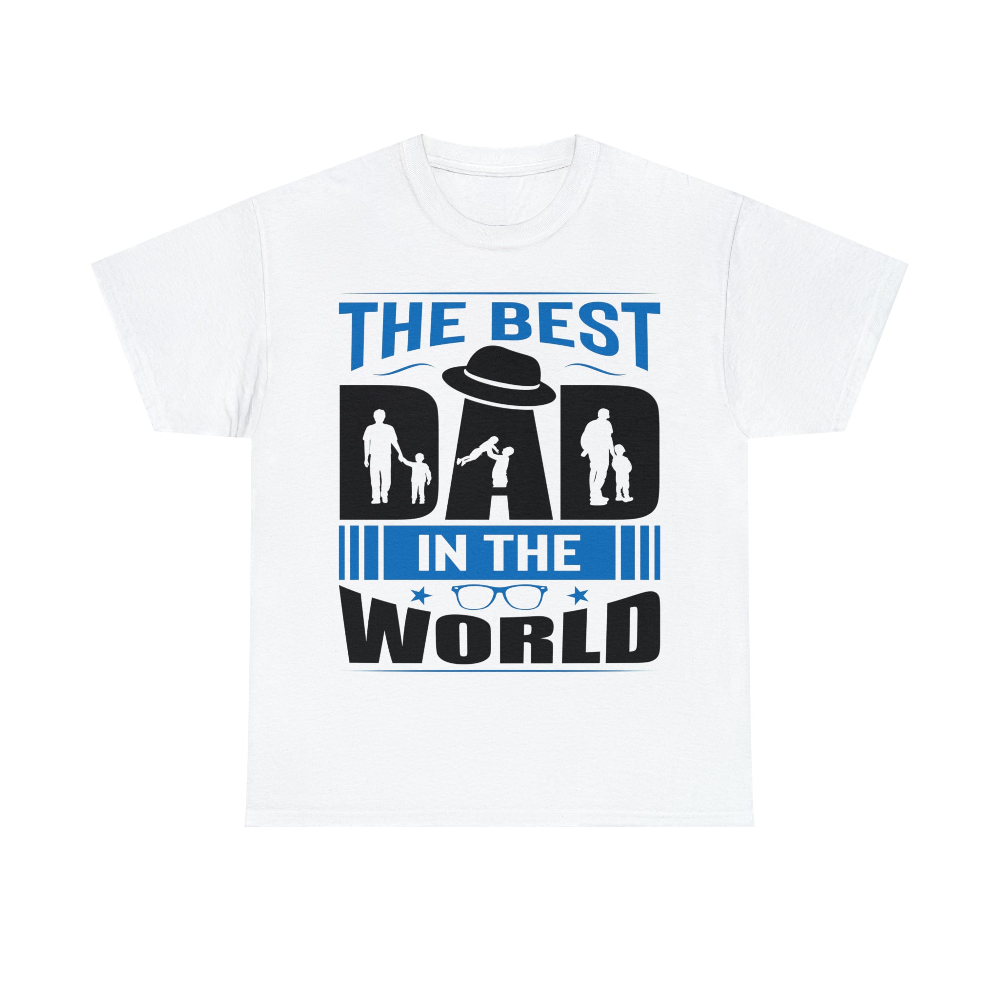 Father's Day T Shirt The Best Dad in the World Gifts Present