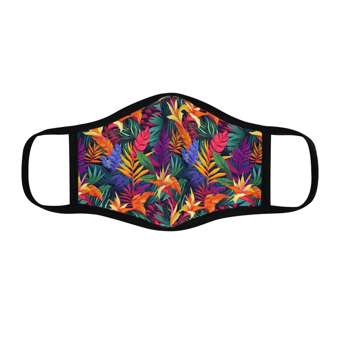 Tropicolor Bliss Fitted Polyester Face Mask