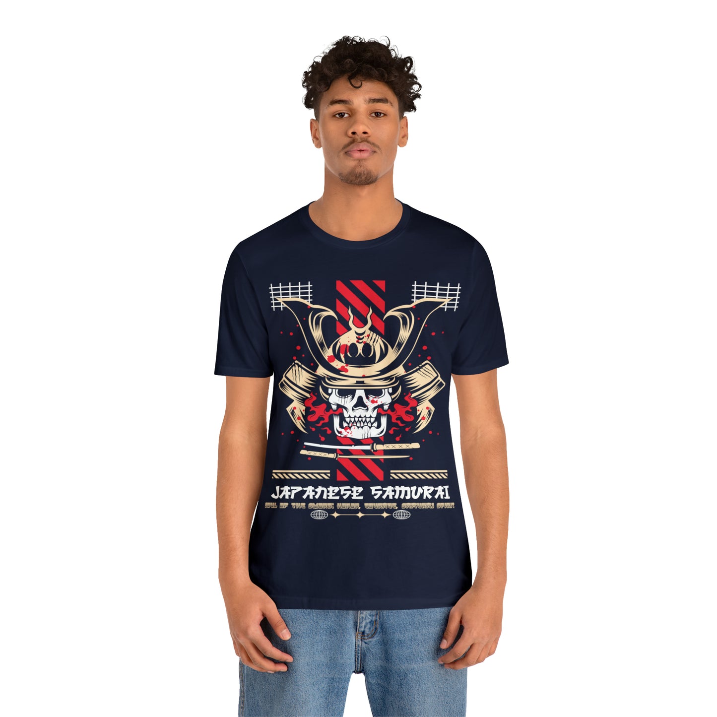 Soul of the Sword: Honor, Courage, Samurai Spirit Men Jersey Short Sleeve Tee