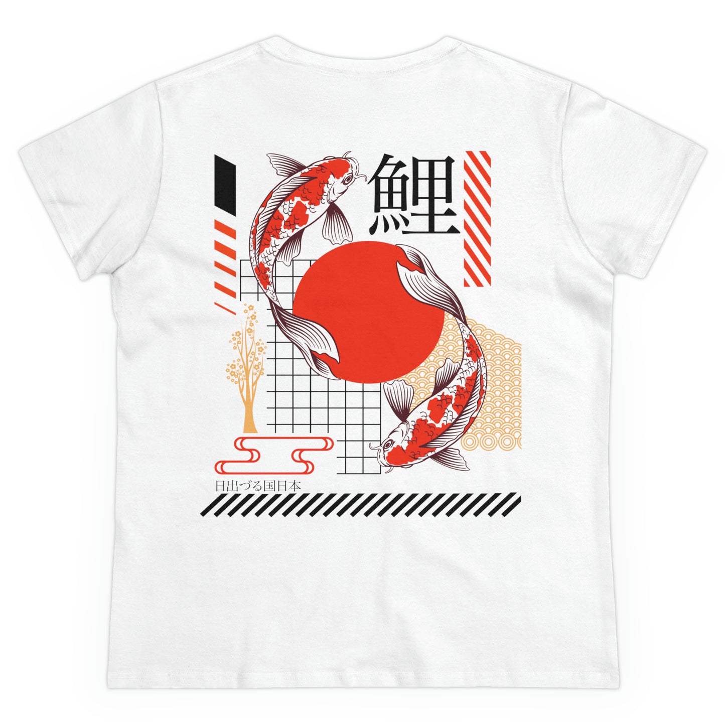 Kio Fish Anime Women's Midweight Cotton Tee