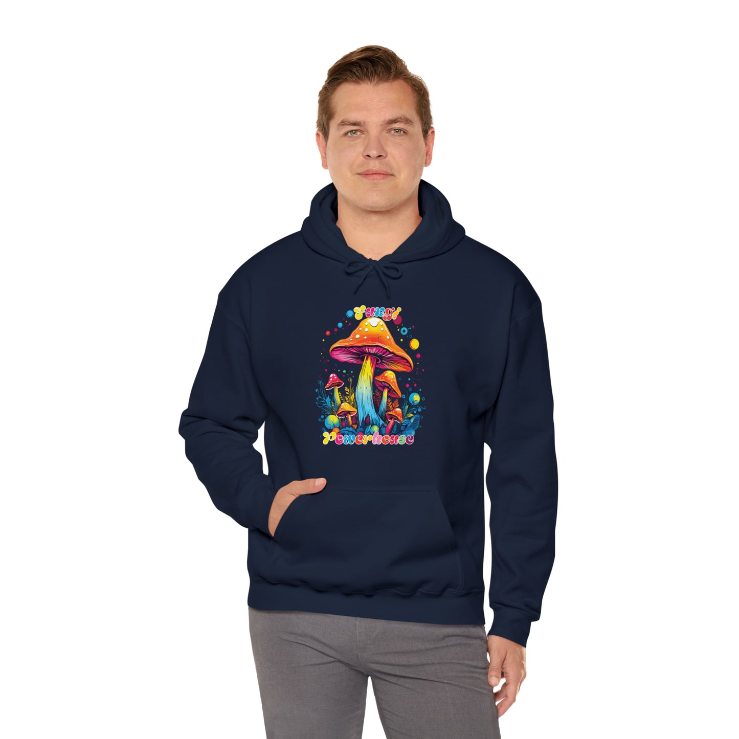 Fungi Powerhouse Unisex Heavy Blend™ Hooded Sweatshirt