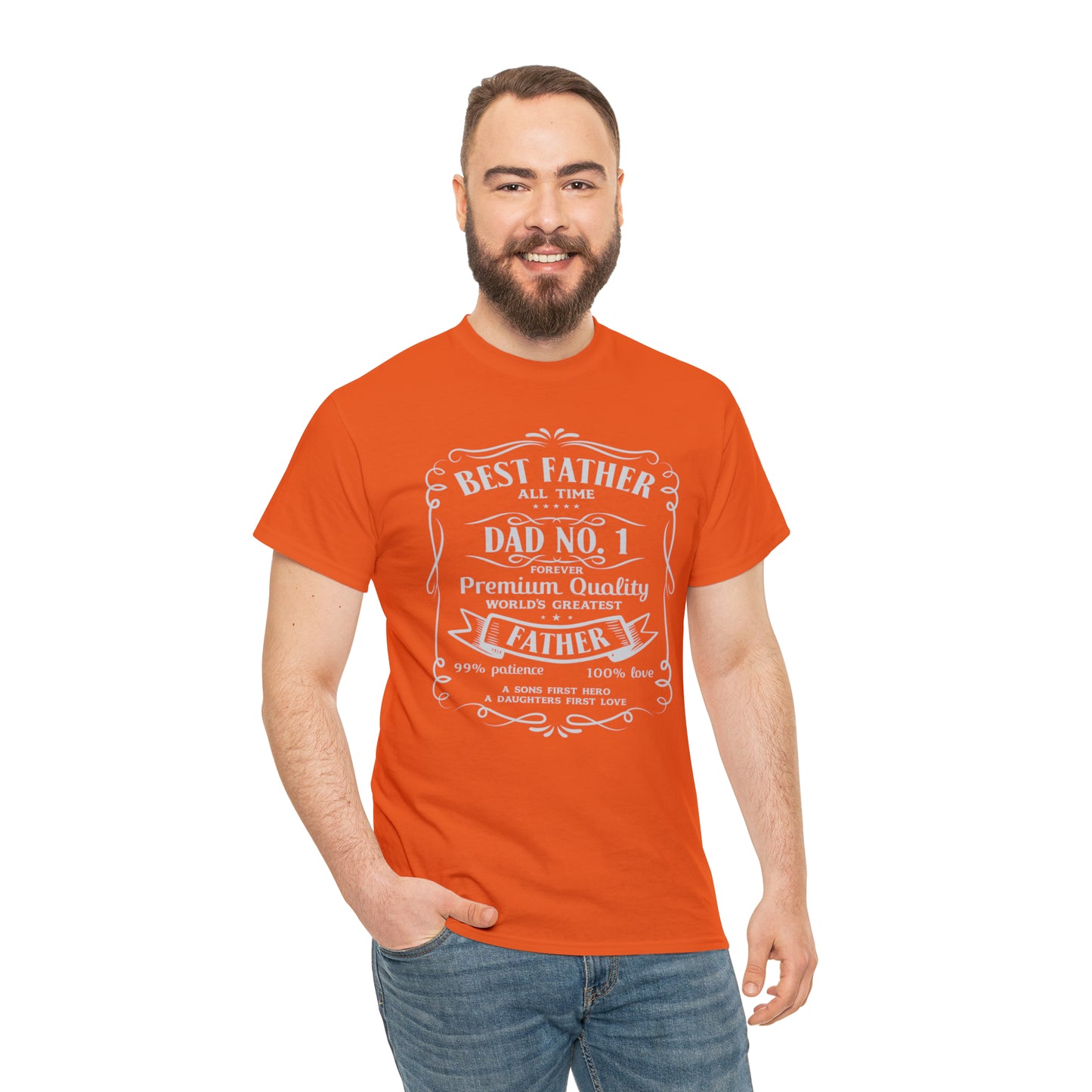 Best Dad Unisex Heavy Cotton Tee