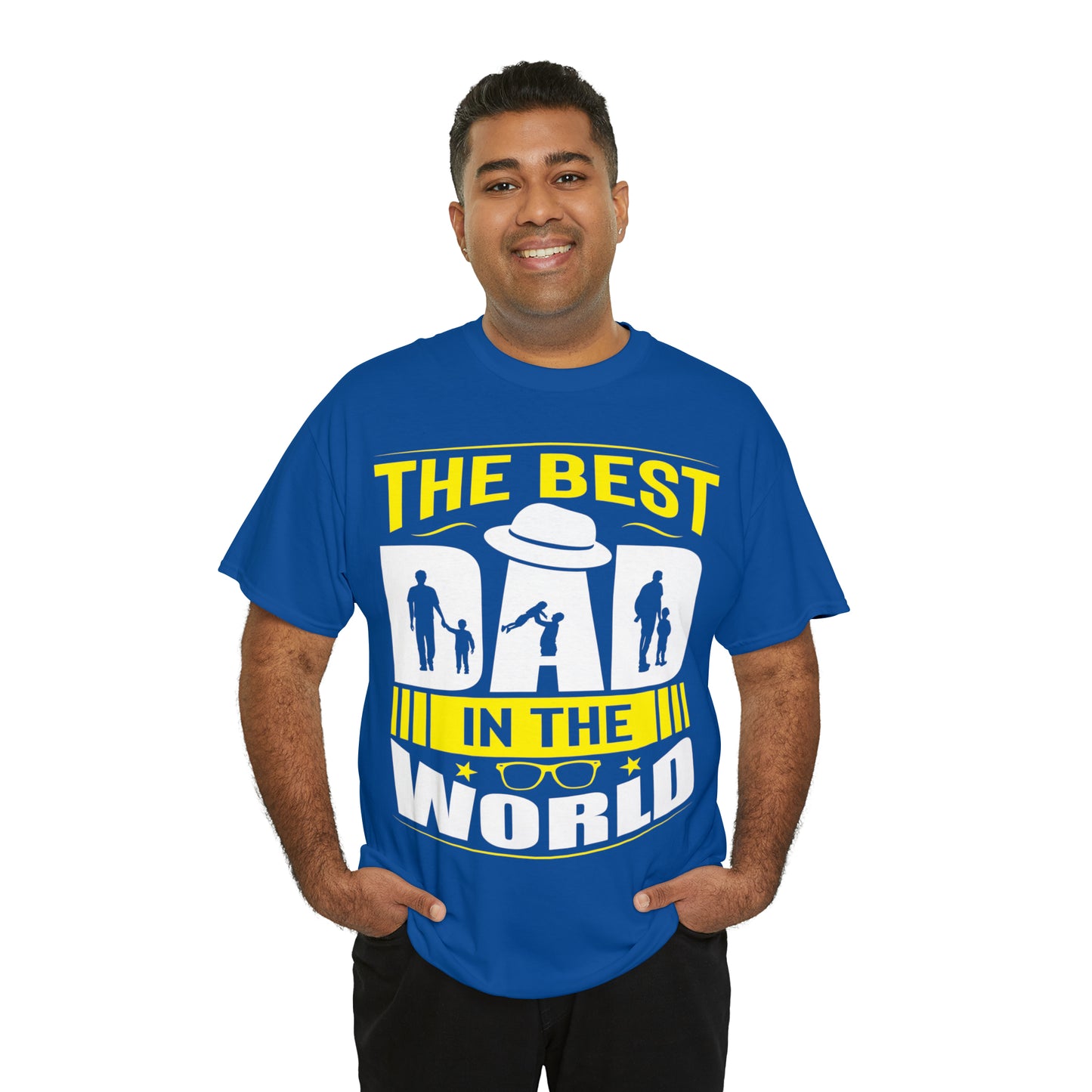 Father's Day T Shirt The Best Dad in the World Gifts Present