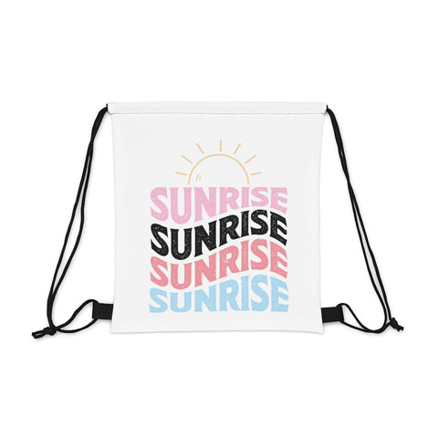 Sunrise Summer Outdoor Drawstring Bag