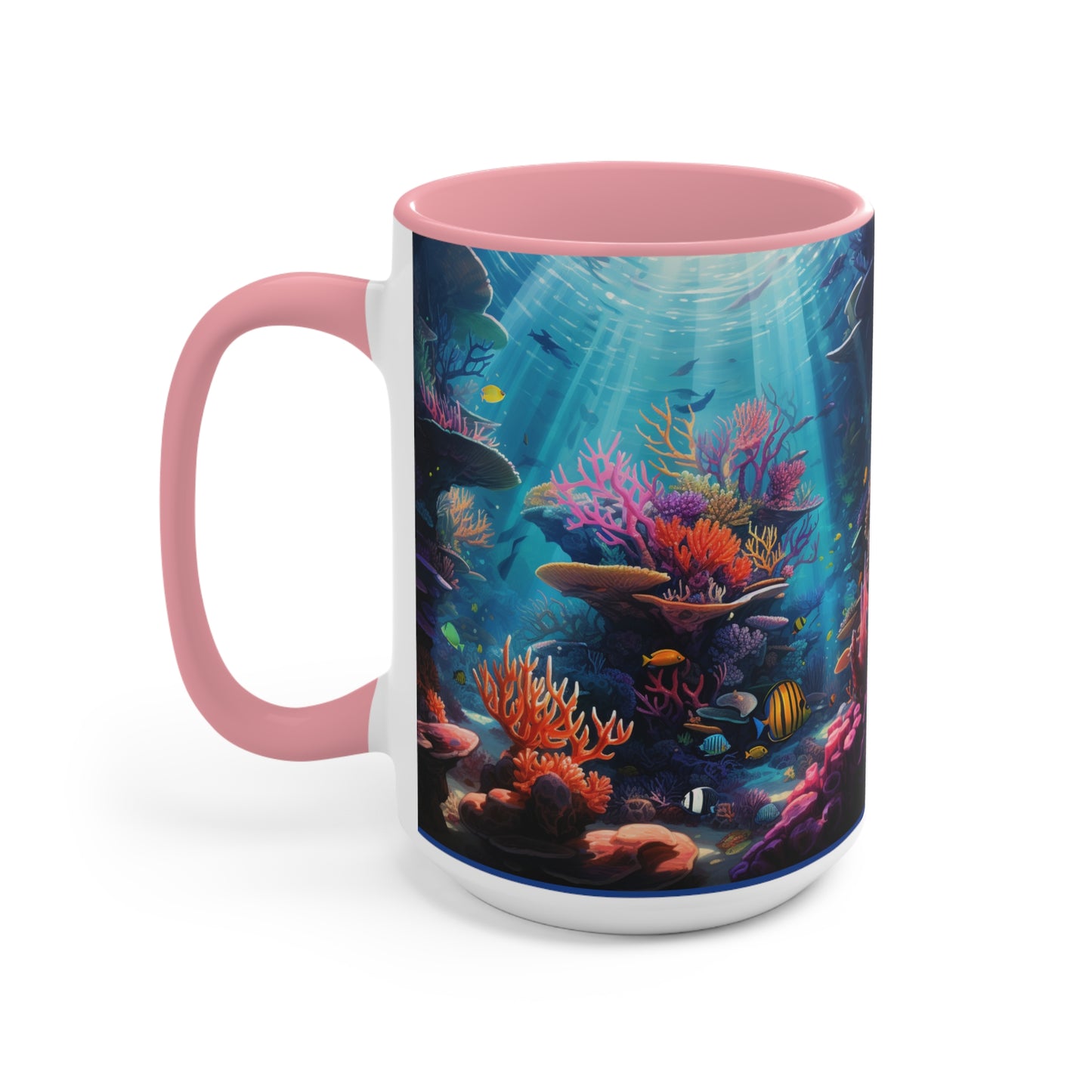 Oceanic Serenity: Deep Sea Delights Accent Mugs