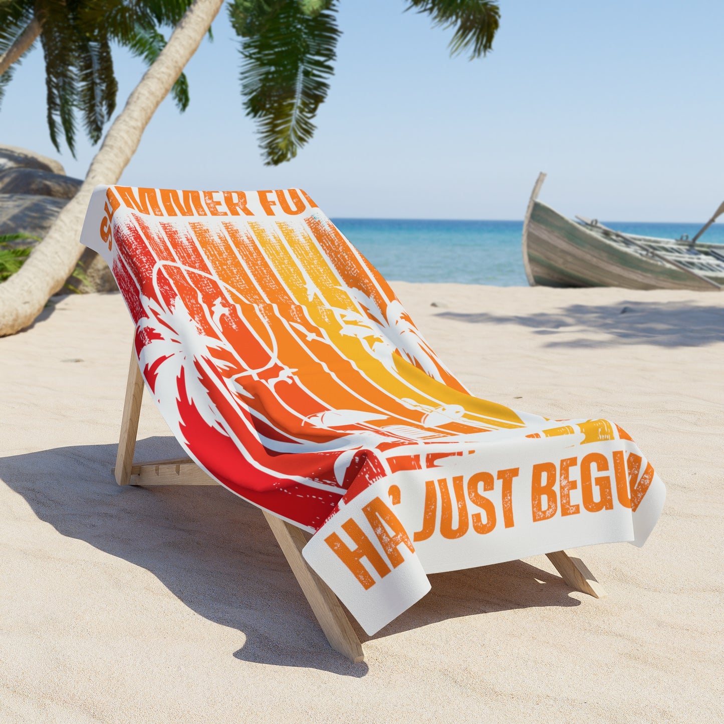 RetroSurf Summer Fun Beach Towel