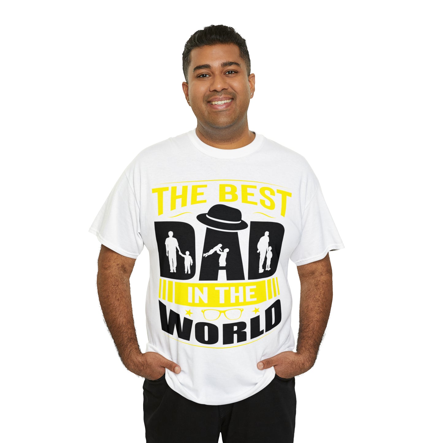 Father's Day T Shirt The Best Dad in the World Gifts Present