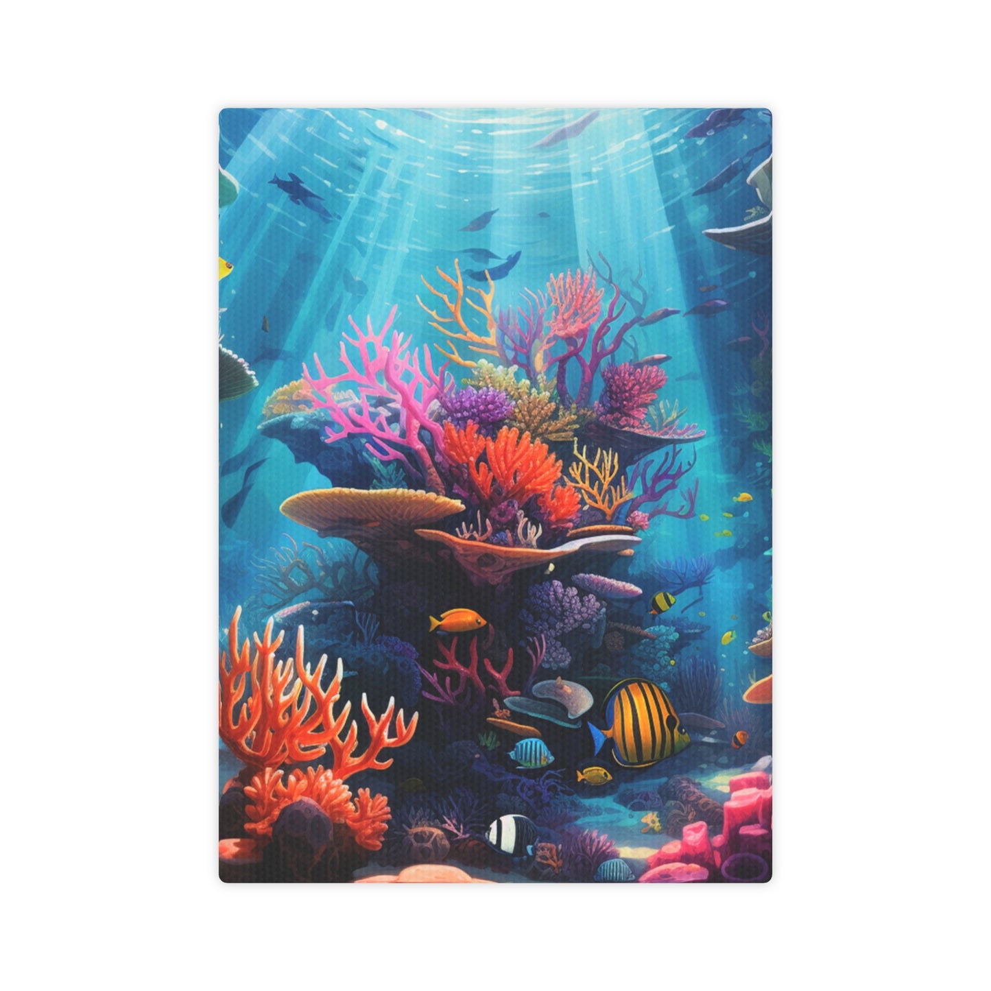 Oceanic Serenity: Deep Sea Delights Canvas Photo Tile