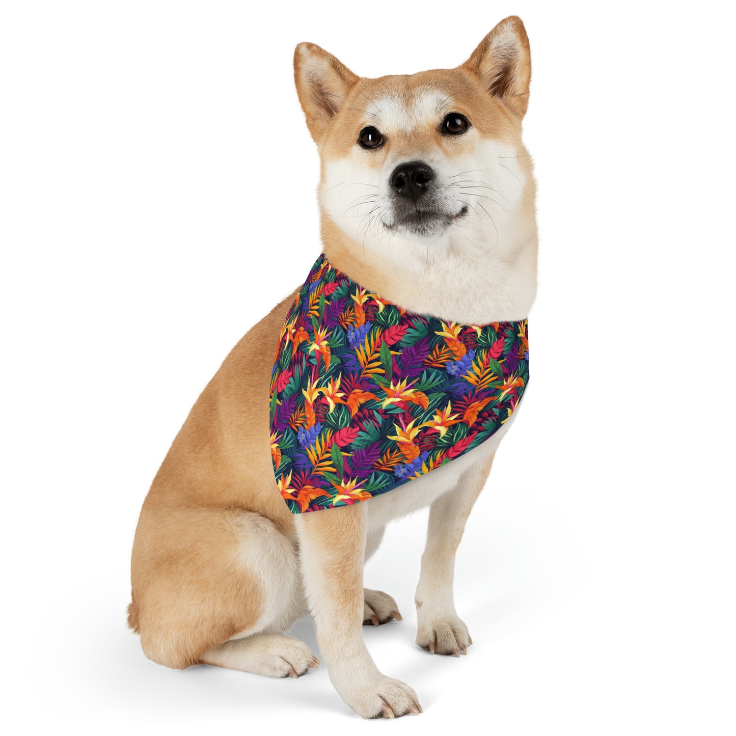 Tropicolor Bliss Pet Bandana Collar