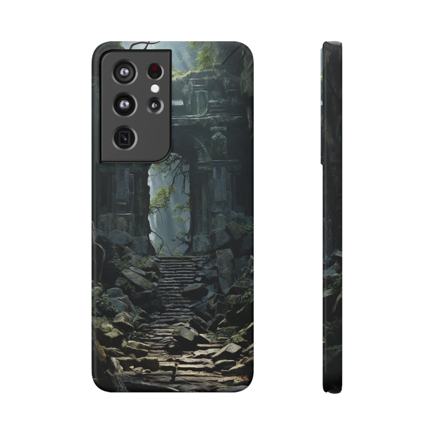 Nature's Treasures: Forgotten Forest Ruins Cover Slim Cases