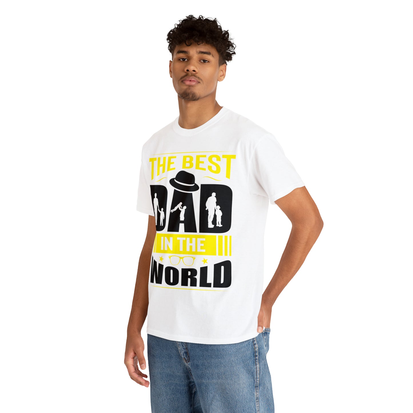 Father's Day T Shirt The Best Dad in the World Gifts Present