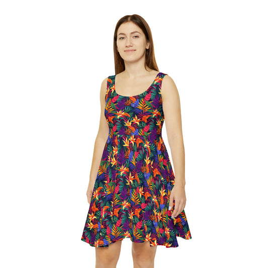 Tropical Bliss Women's Skater Dress (AOP)