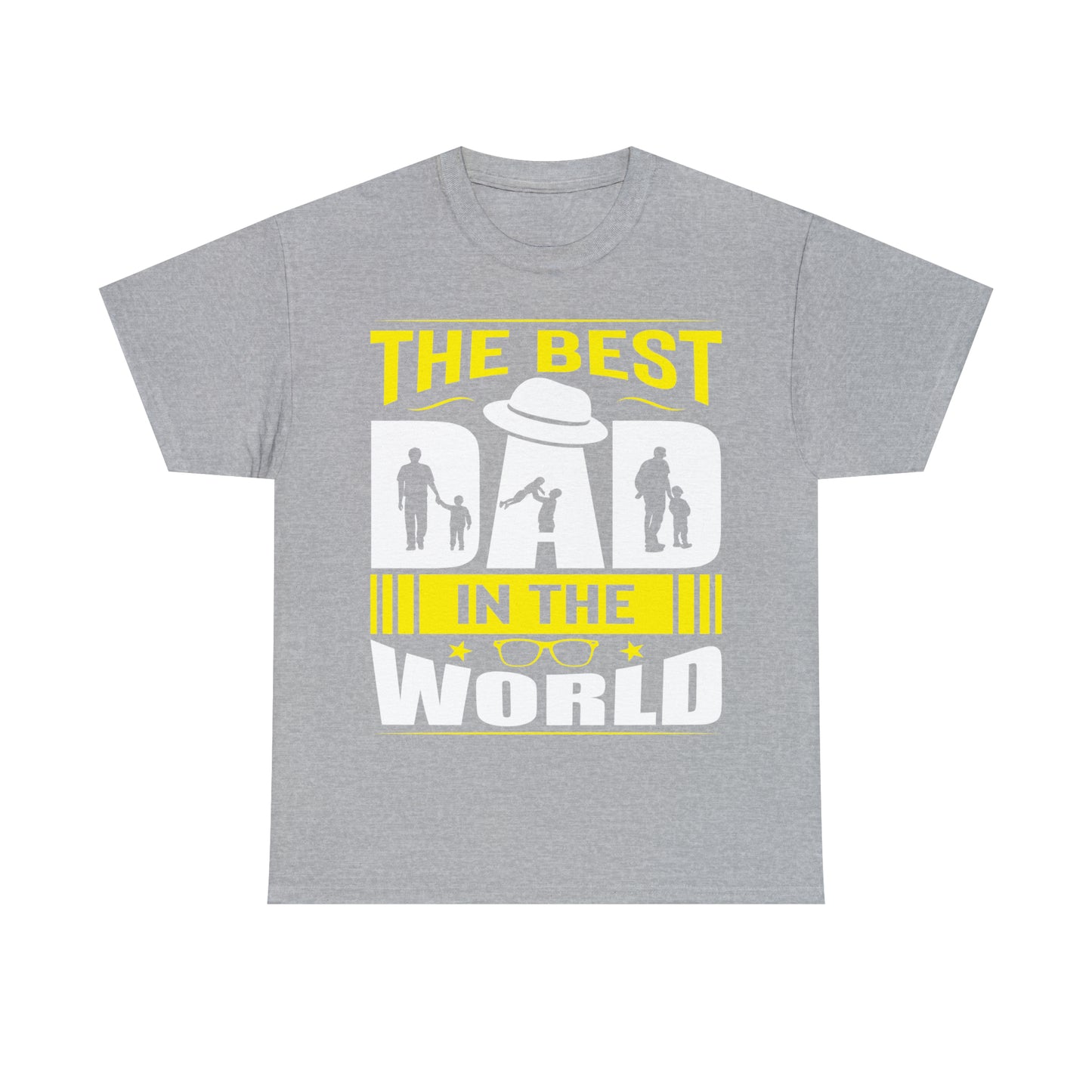 Father's Day T Shirt The Best Dad in the World Gifts Present