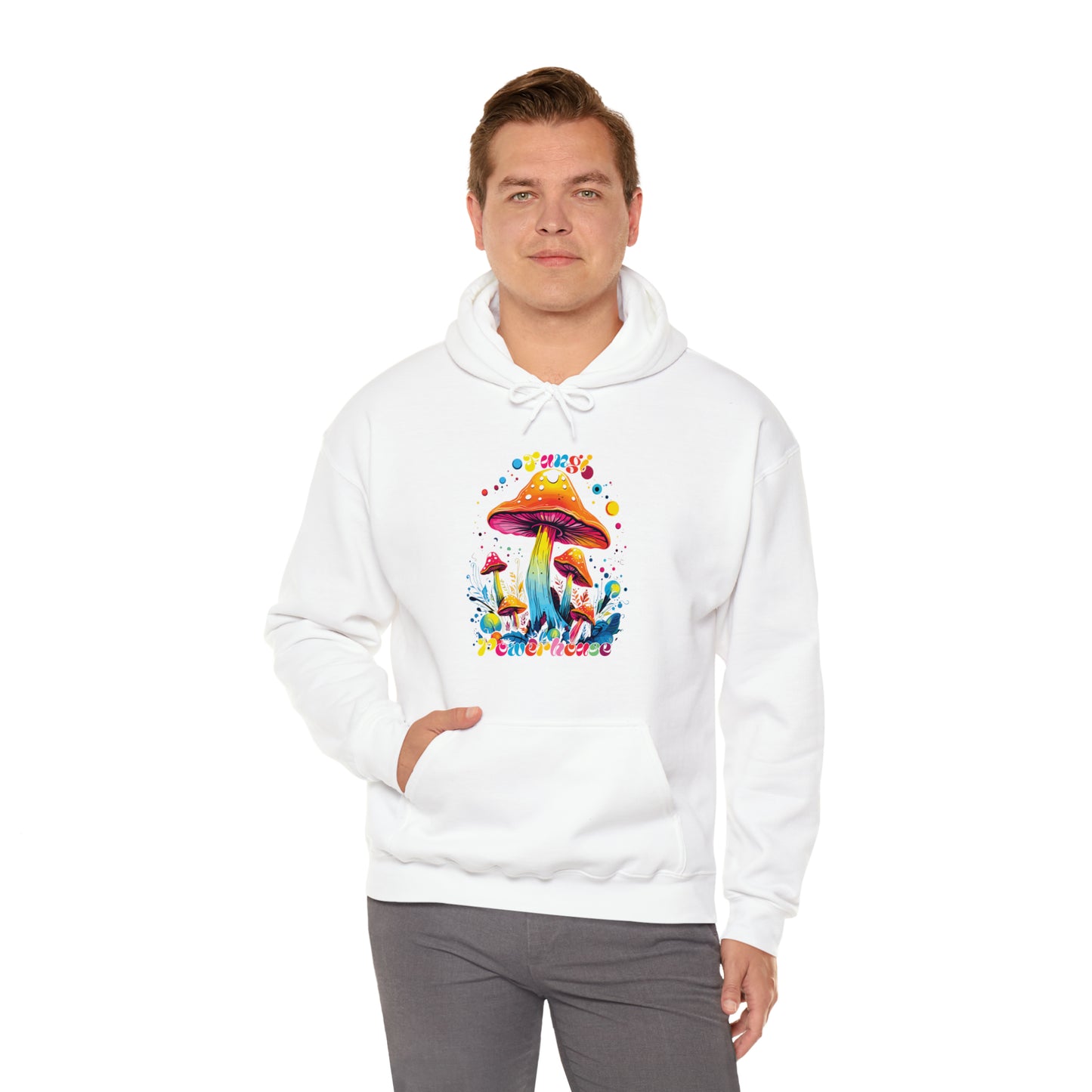 Fungi Powerhouse Unisex Heavy Blend™ Hooded Sweatshirt