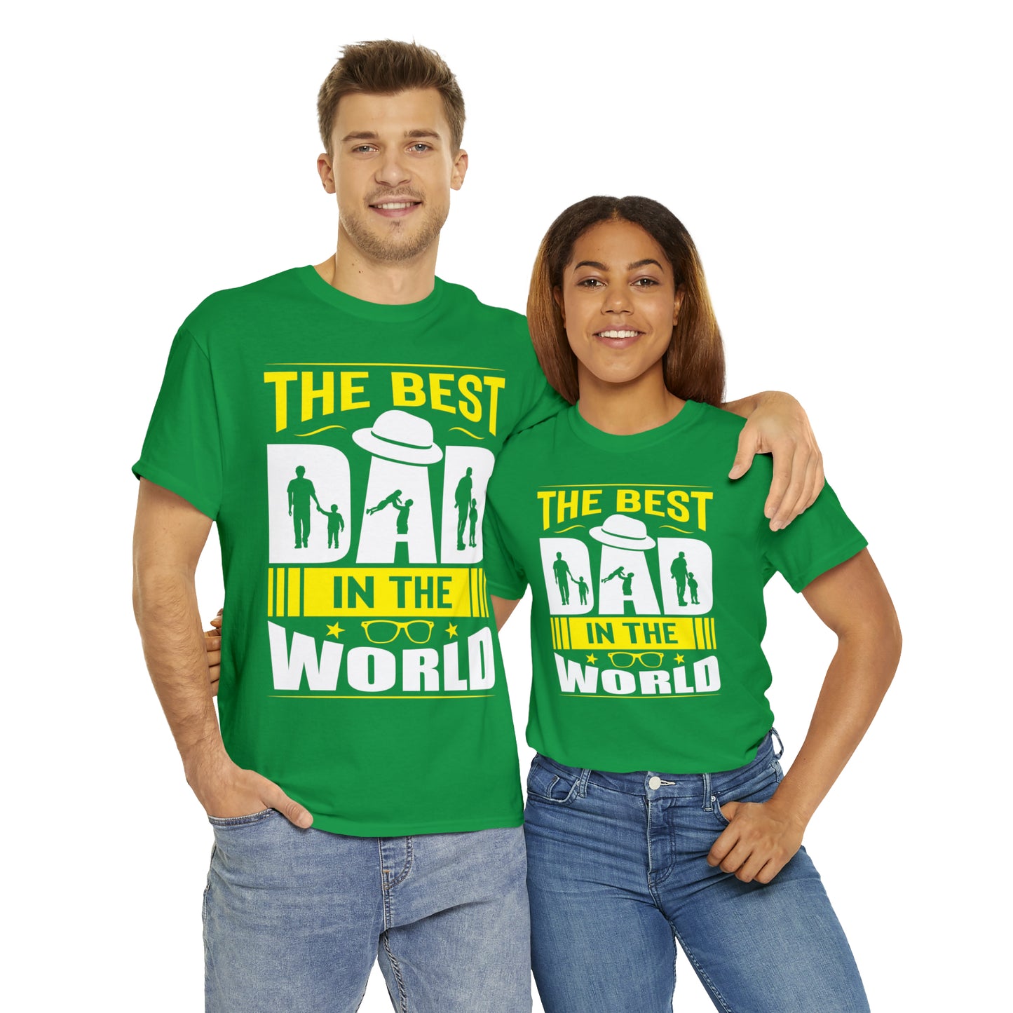 Father's Day T Shirt The Best Dad in the World Gifts Present