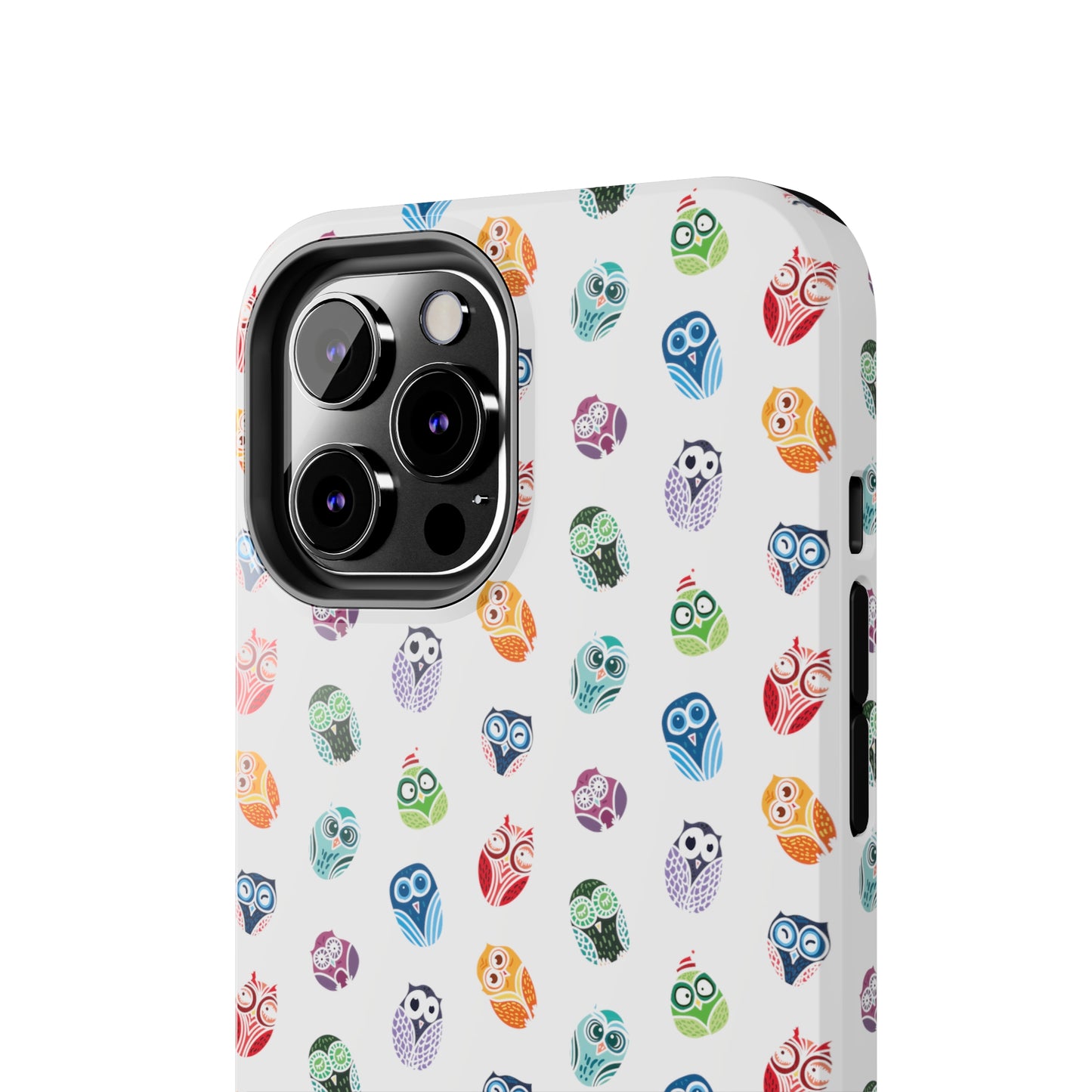 Funny Colorful Owls Tough iPhone Case, Samsung Case