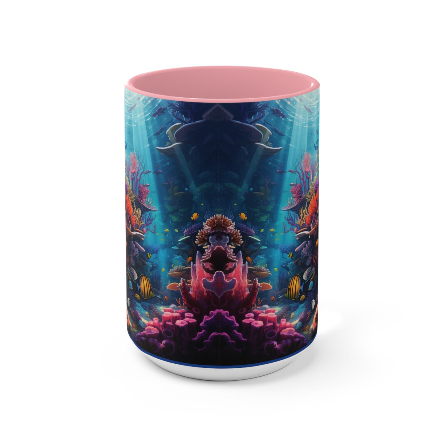 Oceanic Serenity: Deep Sea Delights Accent Mugs