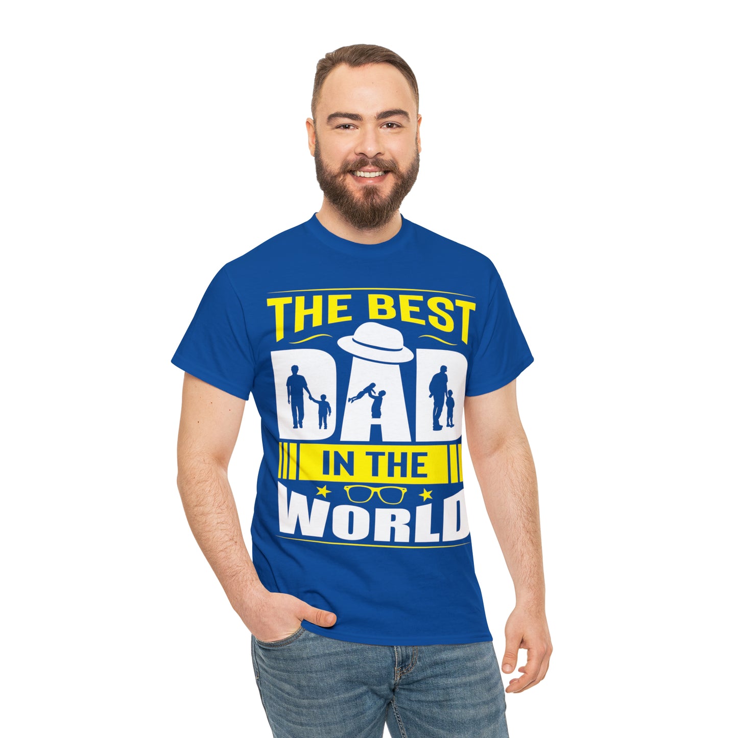 Father's Day T Shirt The Best Dad in the World Gifts Present