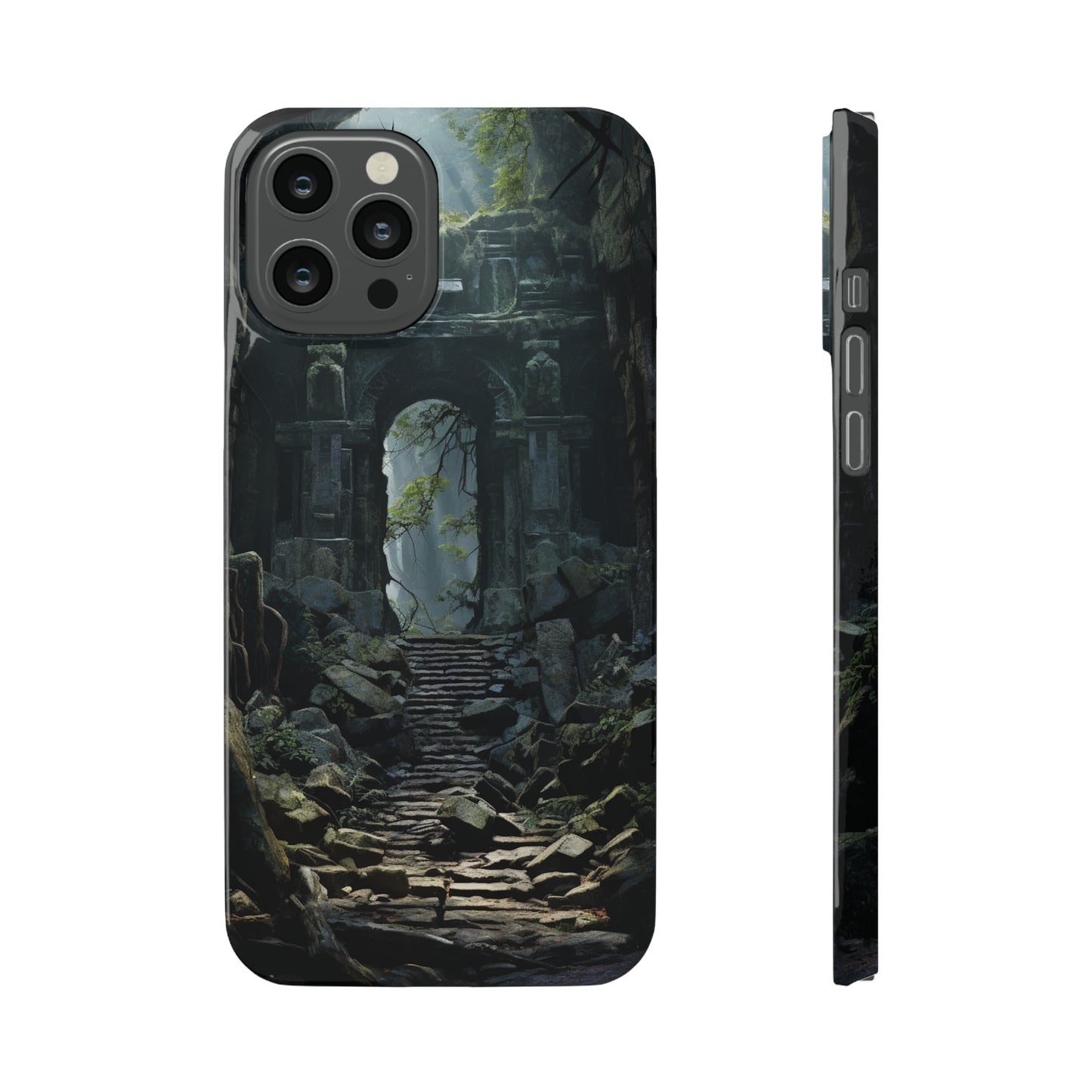 Nature's Treasures: Forgotten Forest Ruins Cover Slim Cases