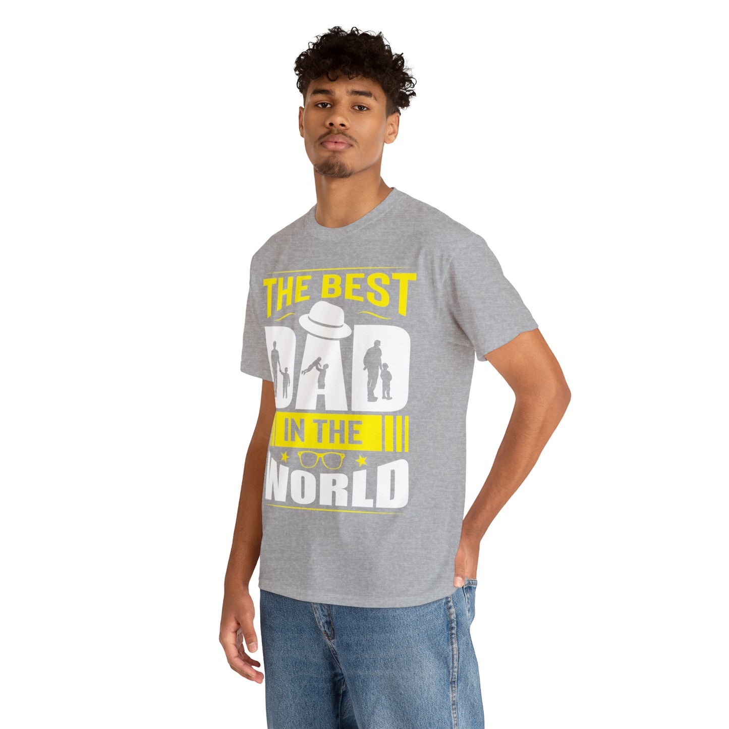 Father's Day T Shirt The Best Dad in the World Gifts Present