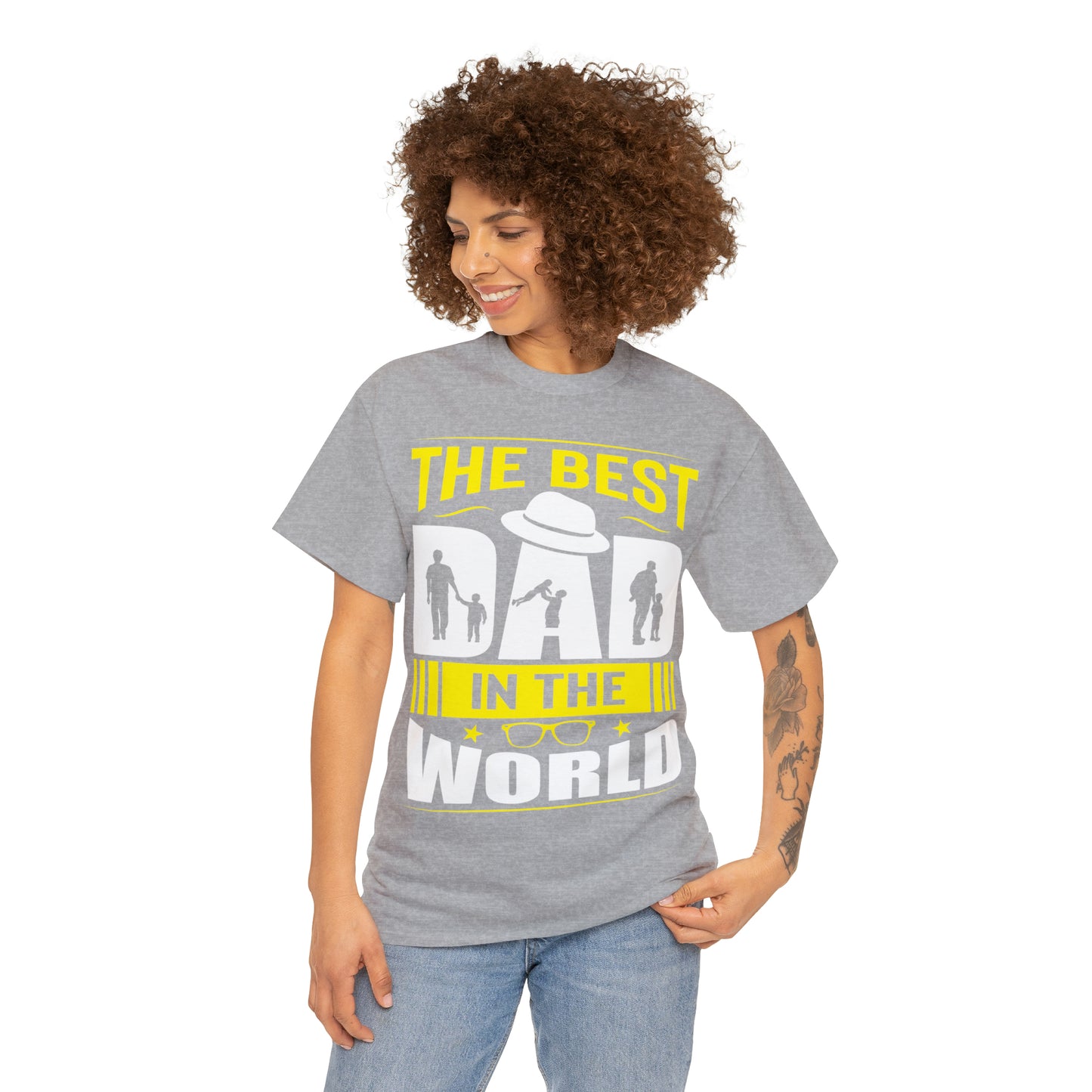 Father's Day T Shirt The Best Dad in the World Gifts Present