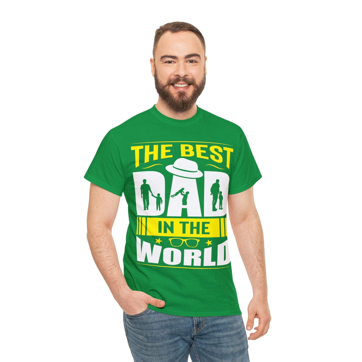 Father's Day T Shirt The Best Dad in the World Gifts Present