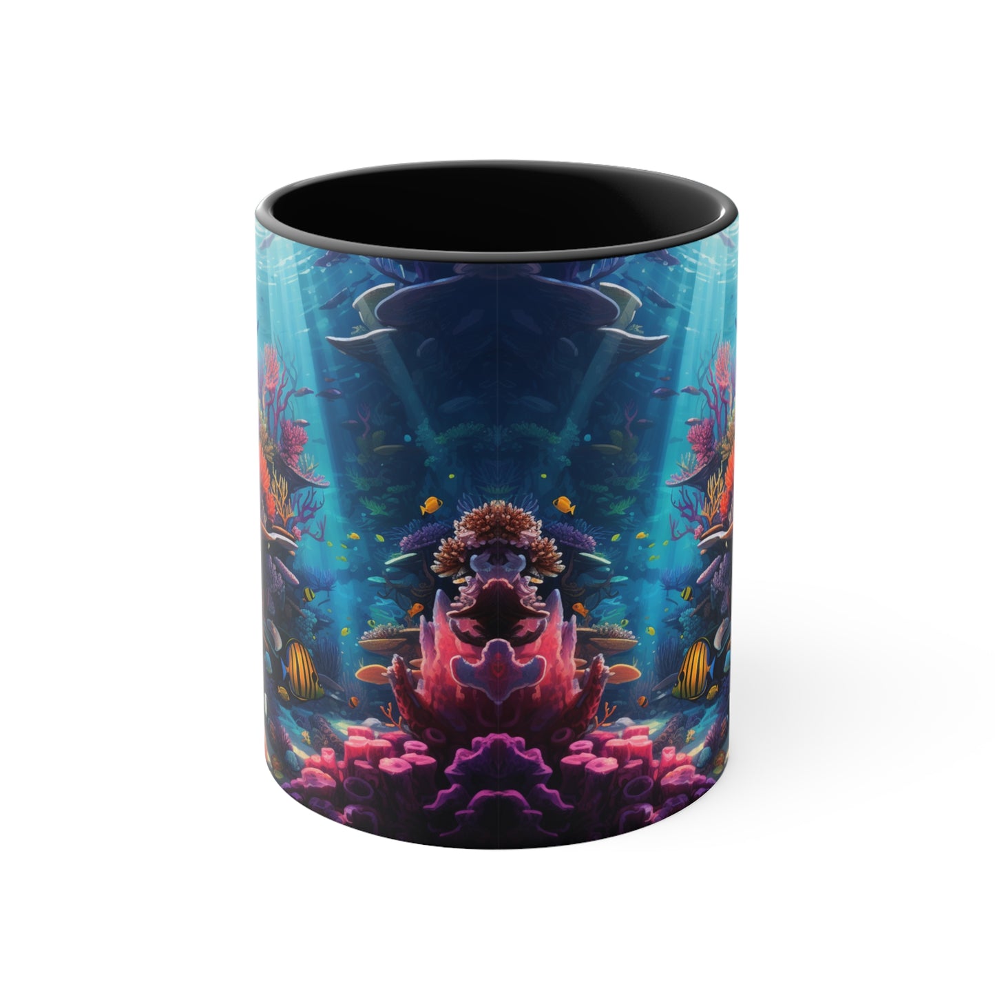 Oceanic Serenity: Deep Sea Delights Accent Mugs